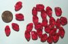 25 14mm Red Wavy Leaf